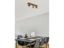 TRIO Leuchten LED Deckenstrahler Altmessing Dimmbar 3x GU10 Warmweiß Bild 3