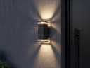 Smartwares LED Außen-Wandleuchte Schwarz Aluminium Up Down Bild 1