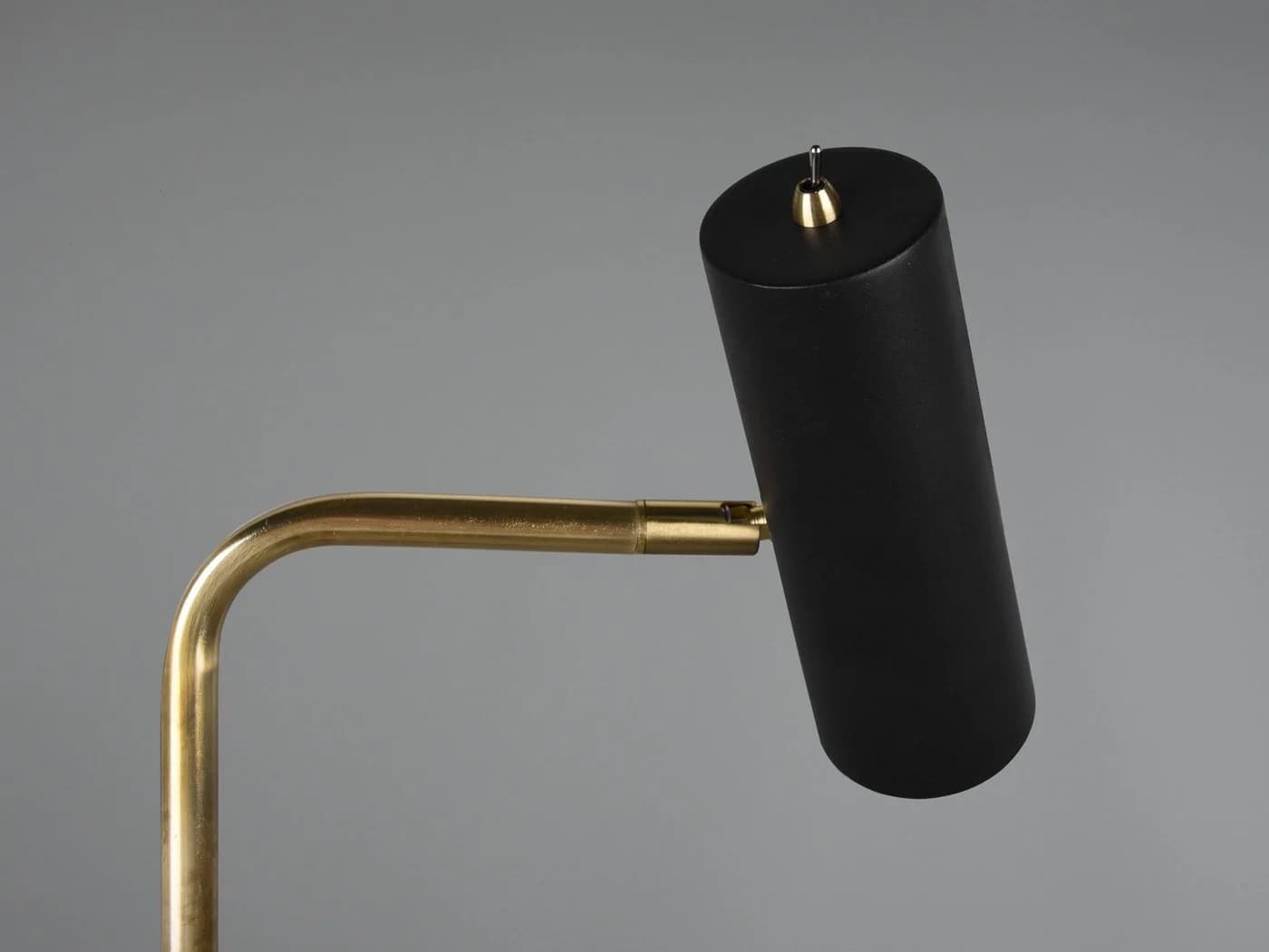 TRIO Leuchten LED Stehlampe Schwarz Gold Dimmbar Schwenkbar - Bild 5