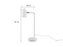 TRIO Leuchten LED Schreibtischlampe Weiß Dimmbar Bild 4