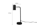 Trio Leuchten LED Schreibtischlampe Schwarz Dimmbar Bild 4