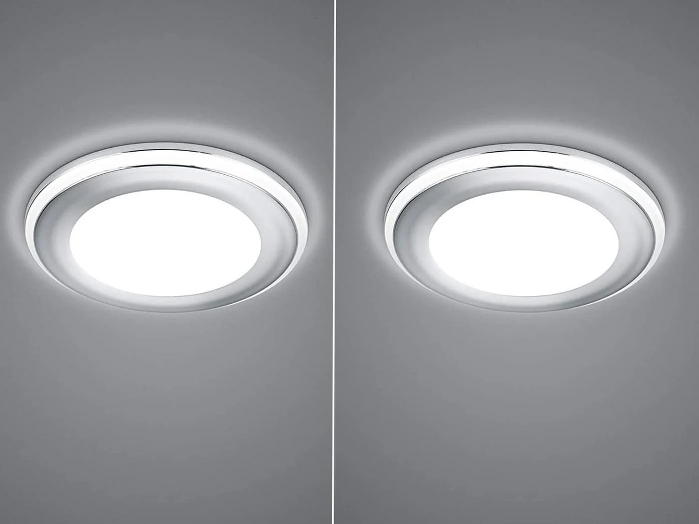 TRIO Leuchten LED Einbaustrahler 2er Set Warmweiß Silber Chrom - Bild 3