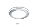 TRIO Leuchten LED Einbaustrahler 2er Set Warmweiß Silber Chrom Bild 4