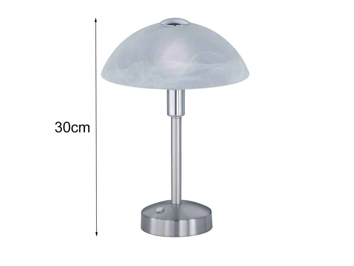 TRIO Leuchten LED Nachttischlampe 2er Set Silber Weiß Dimmbar - Bild 4