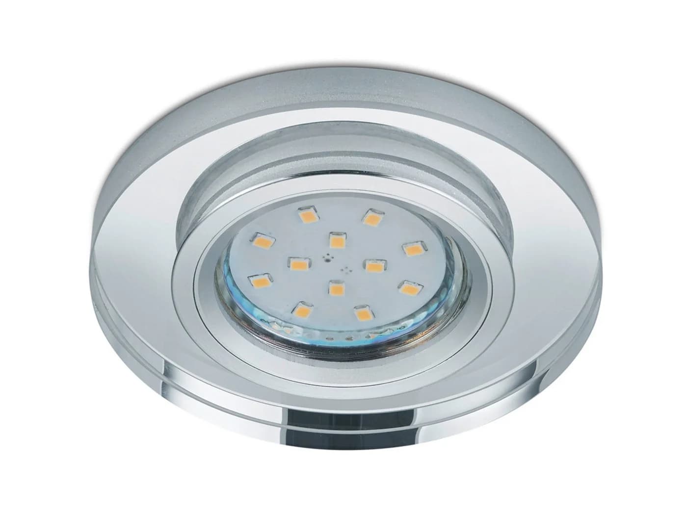 TRIO Leuchten LED Einbaustrahler Dimmbar Warmweiß Silber - Bild 2