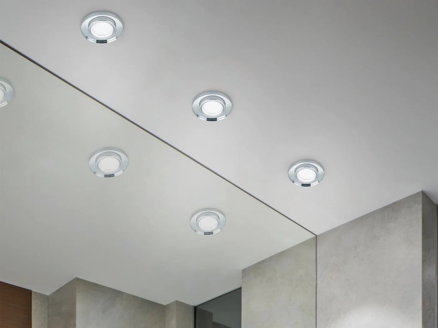 TRIO Leuchten LED Einbaustrahler Dimmbar Warmweiß Silber - Bild 3