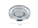 TRIO Leuchten LED Einbaustrahler Dimmbar Warmweiß Silber Bild 4