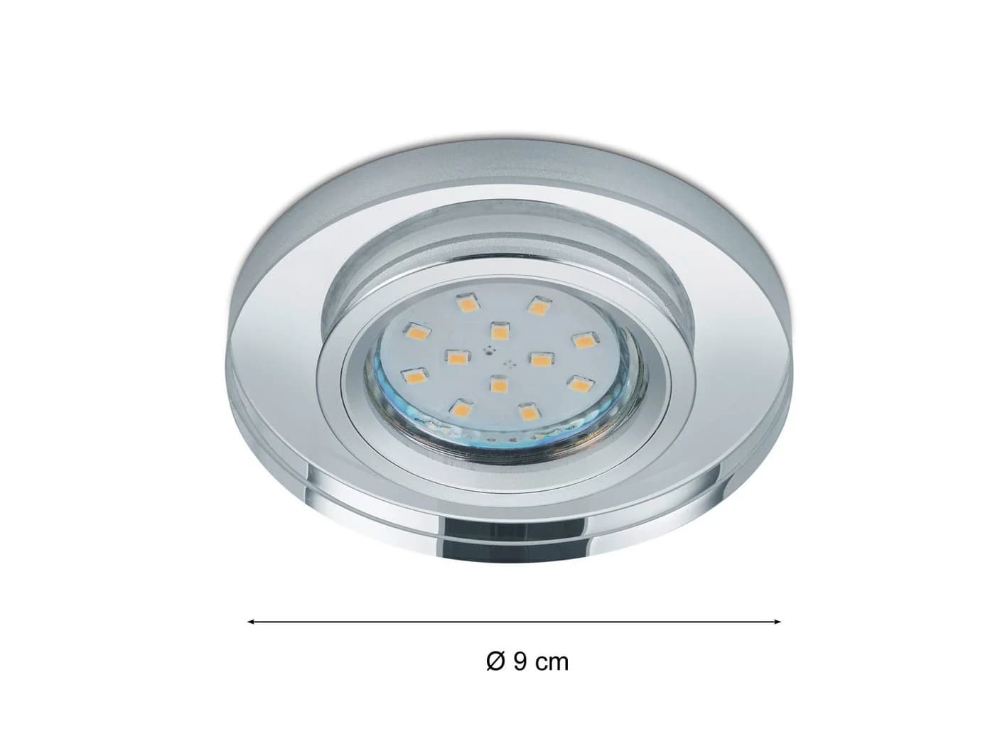 TRIO Leuchten LED Einbaustrahler Dimmbar Warmweiß Silber - Bild 4