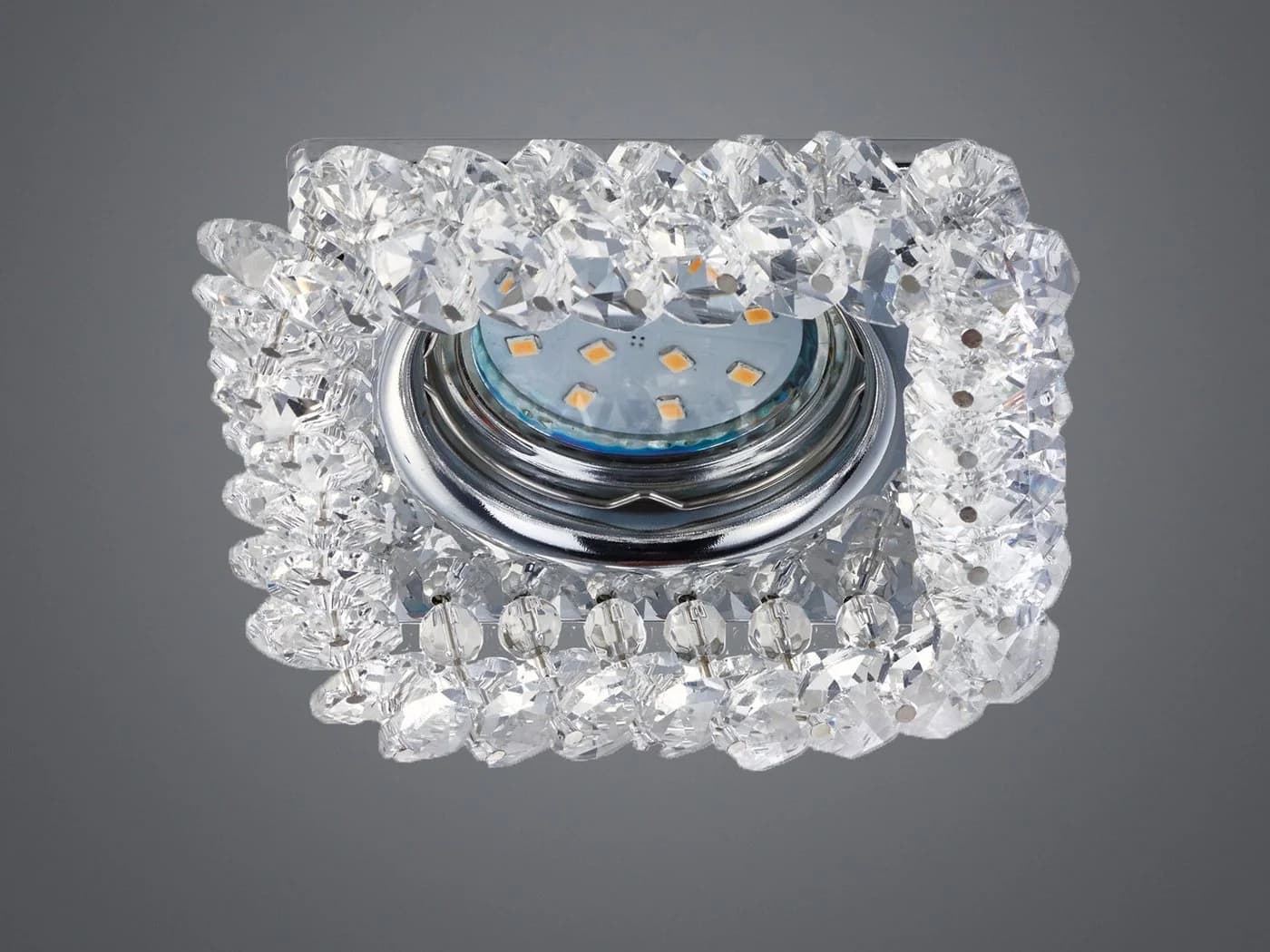 TRIO Leuchten LED Einbaustrahler Dimmfunktion Warmweiß 10x10cm - Bild 1