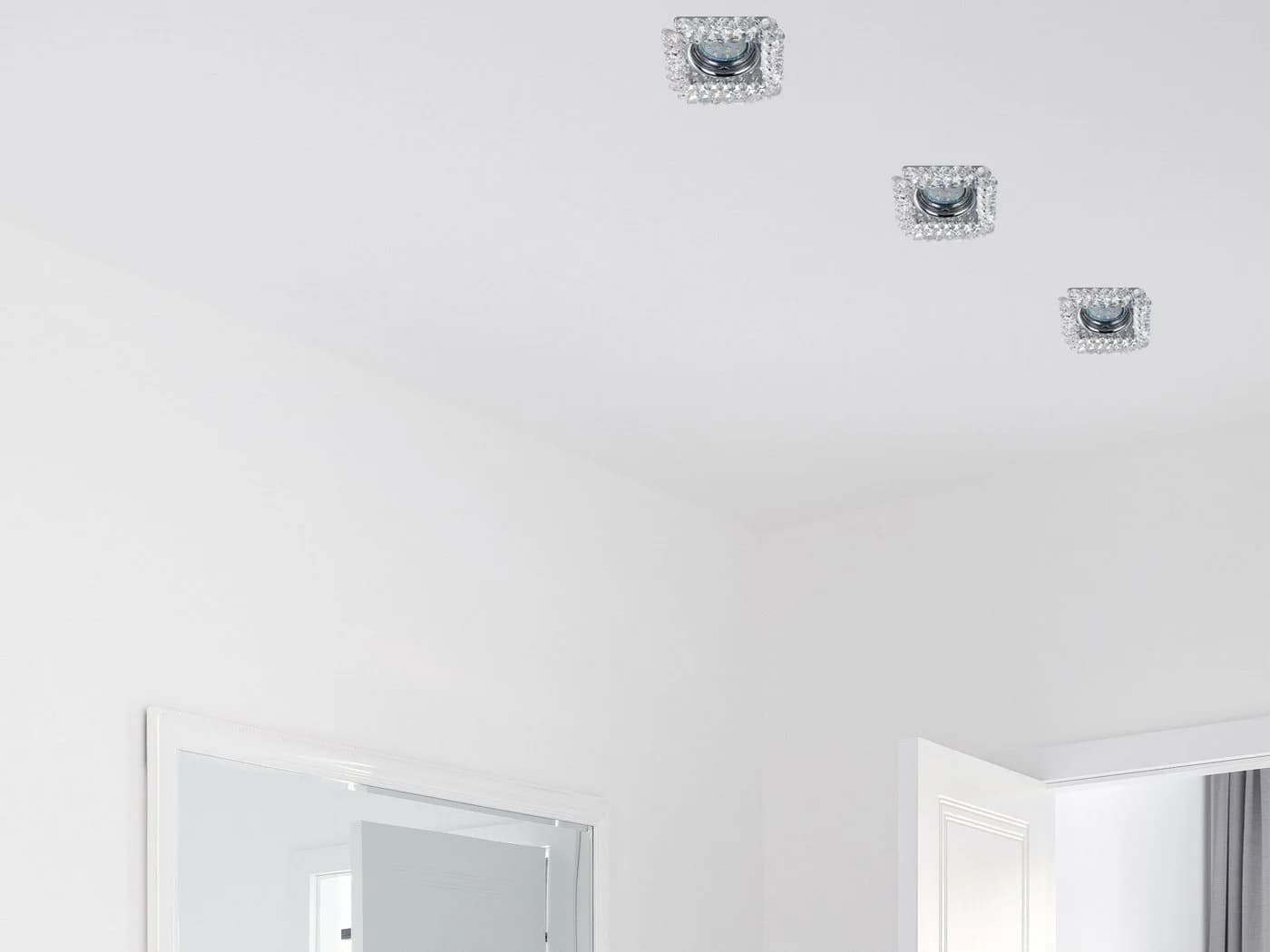 TRIO Leuchten LED Einbaustrahler Dimmfunktion Warmweiß 10x10cm - Bild 5