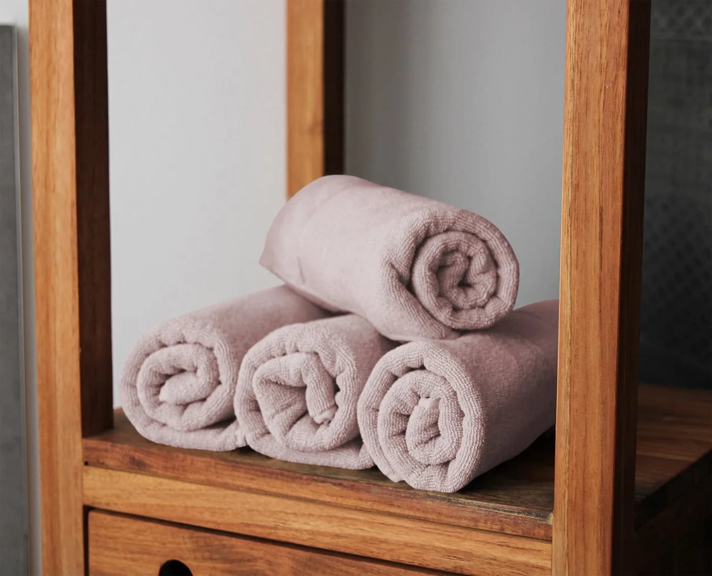 BANANALU Frottee-Handtuch 50x100 cm 450g/m² 100% Baumwolle Rosa - Bild 3