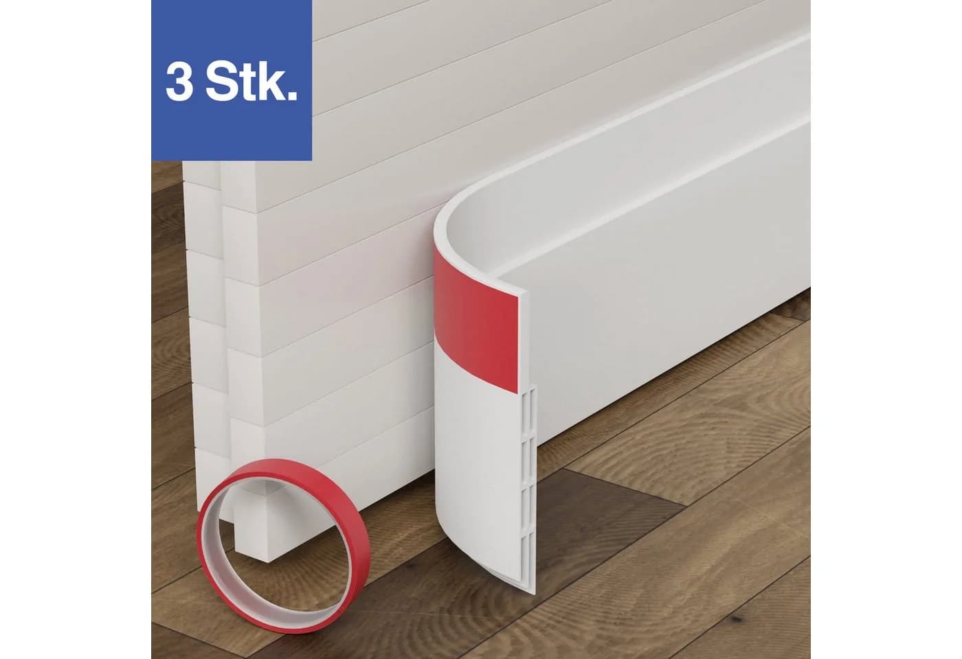 ecom delivery Zugluftstopper für Türen selbstklebend 3-tlg. - Bild 2