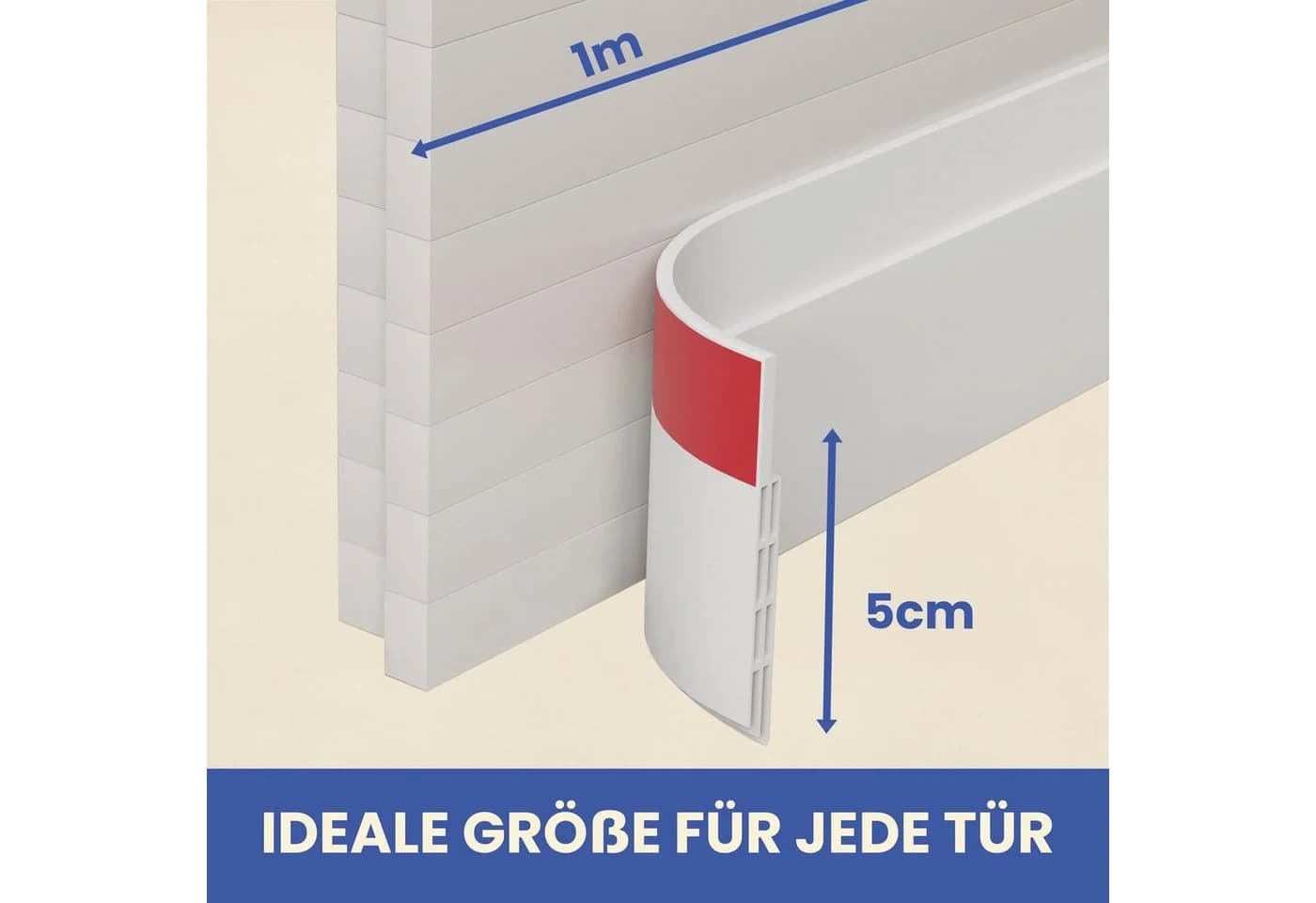 ecom delivery Zugluftstopper für Türen selbstklebend 3-tlg. - Bild 5