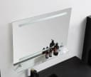 Faizee Möbel Badmöbel-Set Schwarz 5tlg Komplett Set MDF-Holz Bild 1