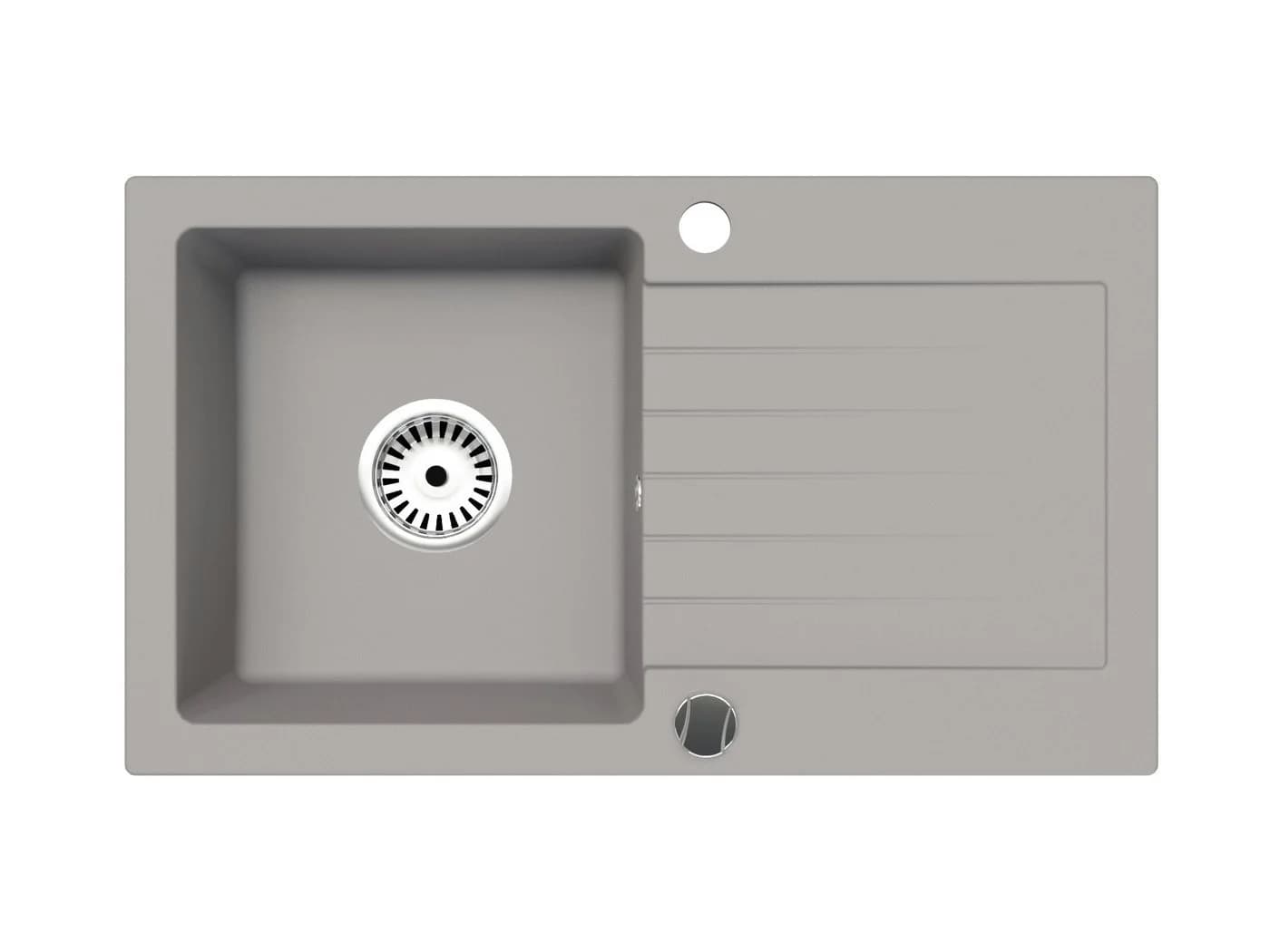 Faizee Möbel Granitspüle Alisha 75x43,5 cm Grau - Bild 4