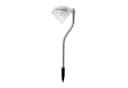 EAXUS LED Solarleuchte 4x Farbwechsler Edelstahl Diamant Optik Bild 1