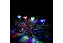 EAXUS LED Solarleuchte 4x Farbwechsler Edelstahl Diamant Optik Bild 3