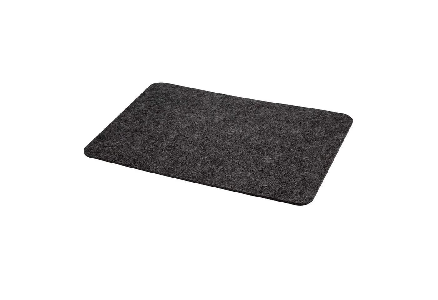 HAC24 Filz Platzset 4-tlg. Dunkelgrau Rechteckig