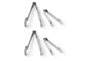HAC24 Servierzange Set Edelstahl 29 cm & 18 cm Silber Bild 2