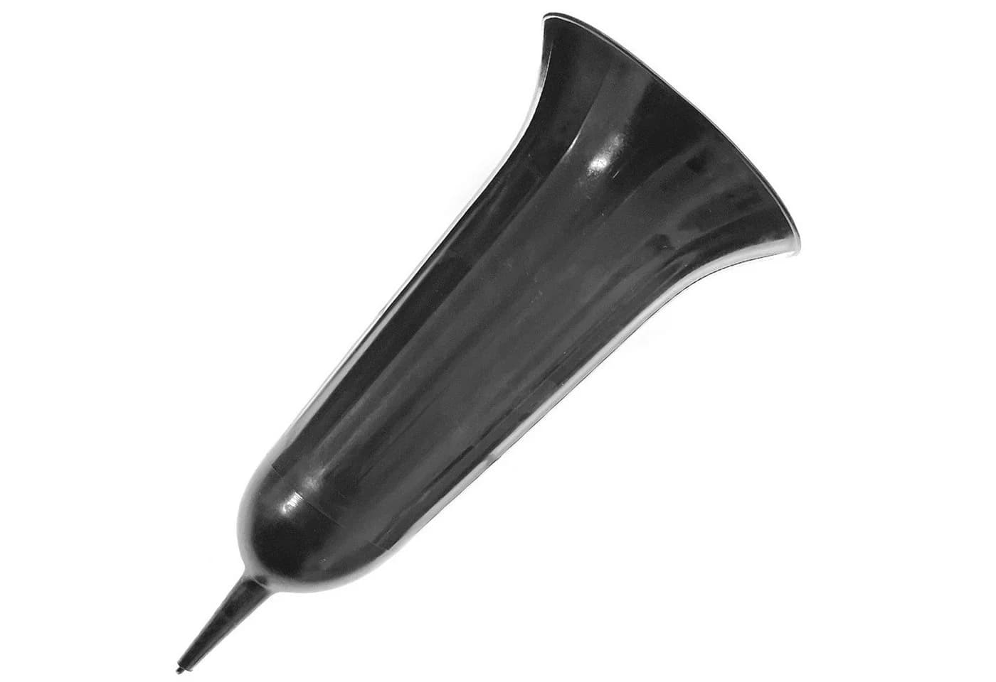 HAC24 Bodenvase Grabvase Schwarz Kunststoff mit Erdspieß 23 cm - Bild 3