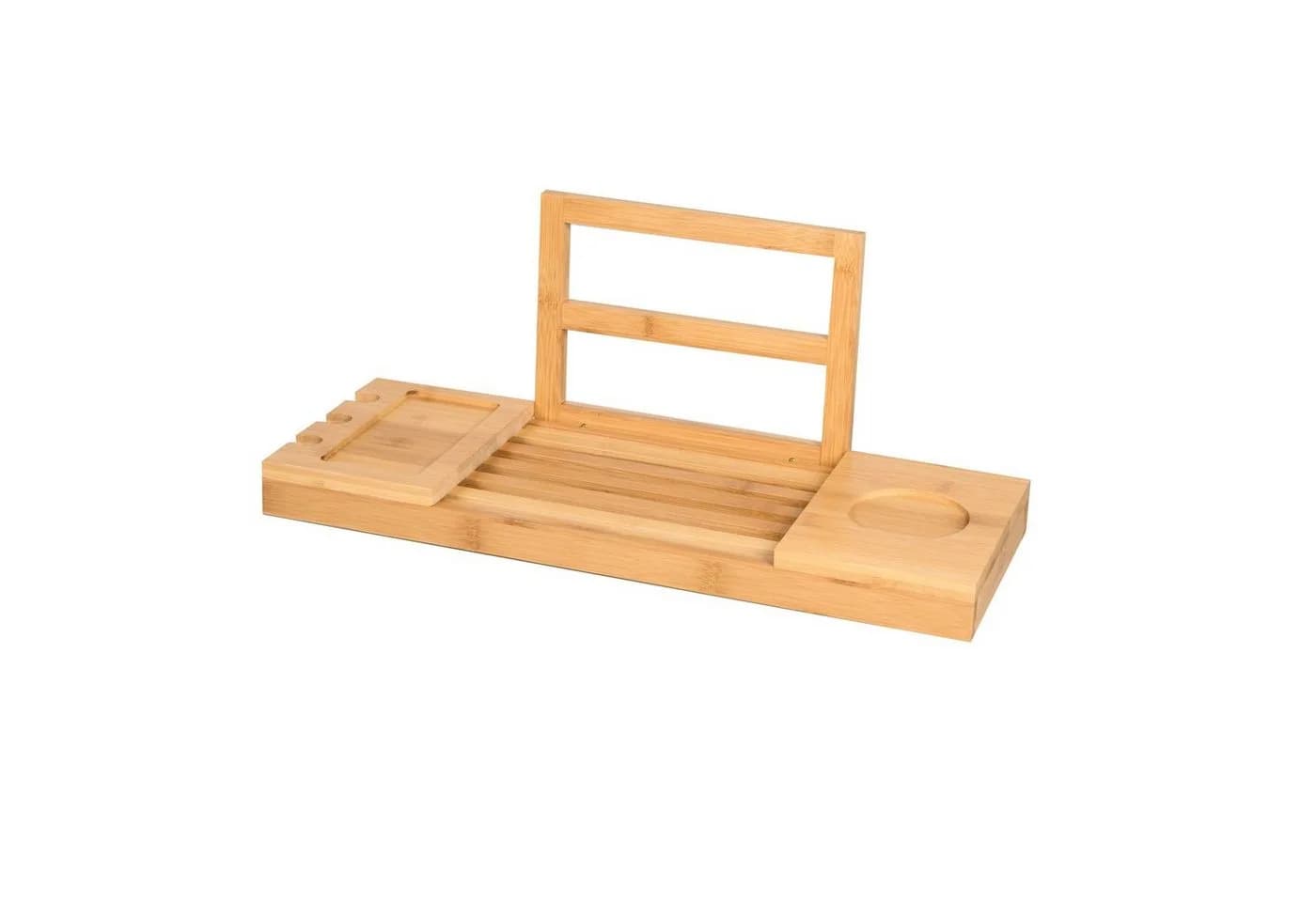 HAC24 Badewannenablage Bambus Ausziehbar 50-85cm