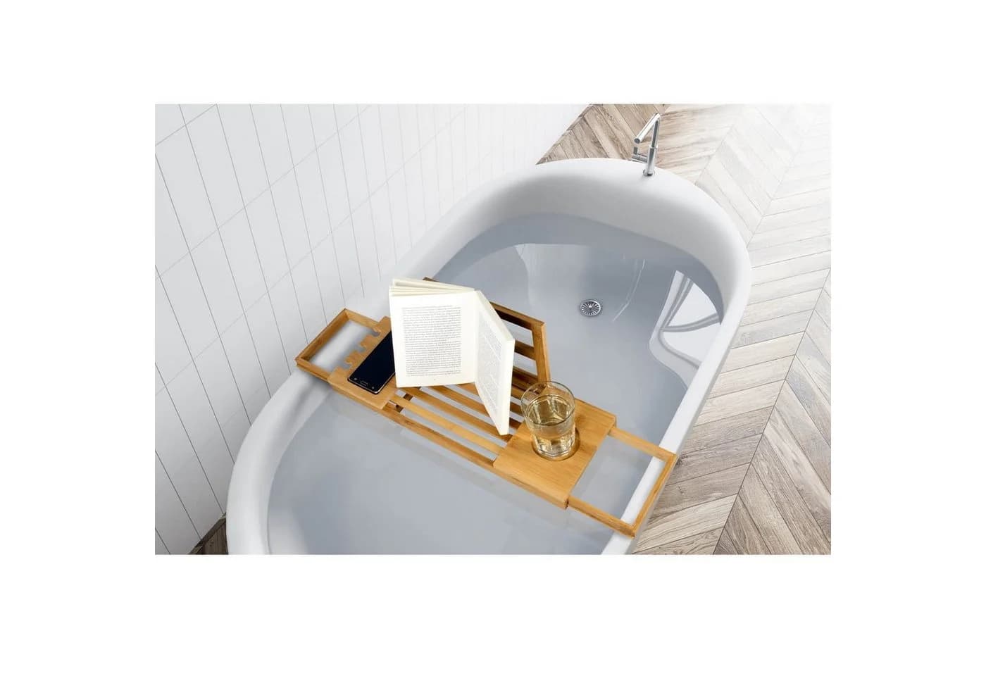 HAC24 Badewannenablage Bambus Ausziehbar 50-85cm - Bild 4
