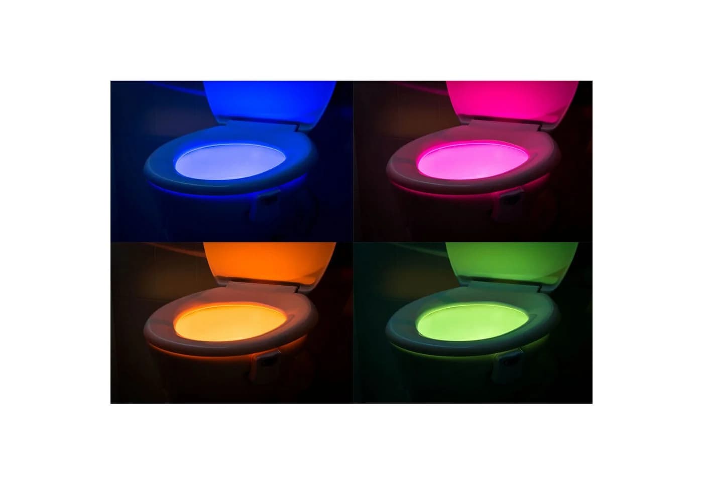 HAC24 LED Toilettenlicht mit Bewegungsmelder und Farbwechsel