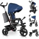 KIDIZ 5in1 Kinderdreirad mit Schubstange und Sonnendach Bild 1