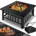KESSER Multifunktionale Feuerstelle mit Grillrost Schwarz Bild 1