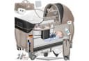 KIDIZ Babybett 3in1 Reisebett mit Wickeltisch und Musikspielzeug Beige/Schwarz Bild 3