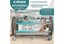 KIDIZ Babybett Reisebett Kinderreisebett Faltbar mit Matratze 120x60 Bild 4