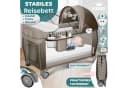 KIDIZ Babybett Reisebett Kinderreisebett Faltbar mit Matratze 120x60 Bild 5