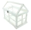 Dekoleidenschaft Mini-Gewächshaus Shabby Weiß Holz Bild 5