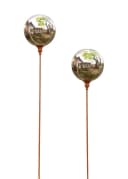 Dekoleidenschaft Gartenstecker Kugel Metall Rostoptik 118 cm Bild 2