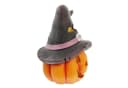 Dekoleidenschaft Windlicht "Hexenhut" Halloween Kürbis Orange Bild 4