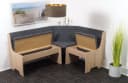 Stolebaenk Eckbankgruppe Bremen MANITI Beige mit Tisch und 2 Stühlen Bild 5
