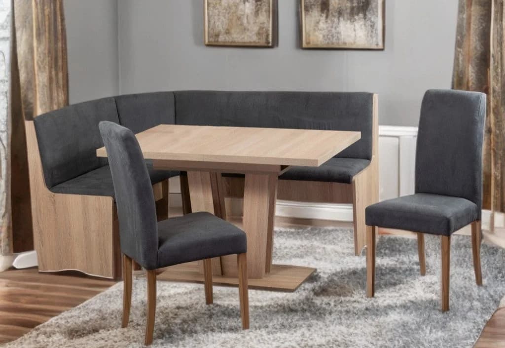 Stolebaenk Eckbankgruppe Duisburg Titanic Sonoma VE/VA Eckbankset 1 x Eckbank 1 x Tisch 2 x Stuhl
