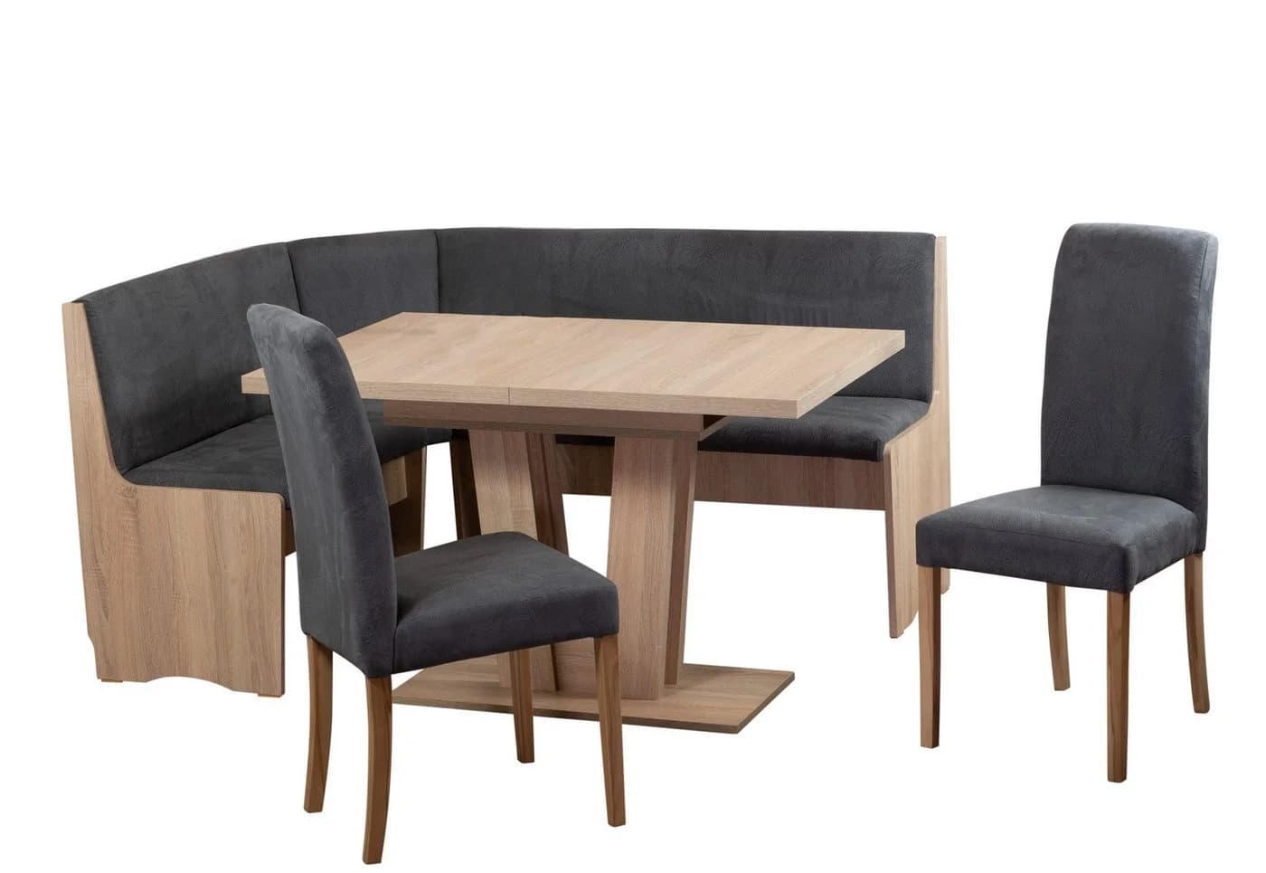 Stolebaenk Eckbankgruppe Duisburg Titanic Sonoma VE/VA Eckbankset 1 x Eckbank 1 x Tisch 2 x Stuhl - Bild 2