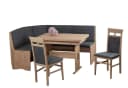 Stolebaenk Eckbankgruppe Duisburg Artisan mit Staufach und Massivholzstühlen Bild 2