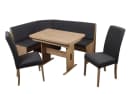 Stolebaenk Eckbankgruppe Duisburg Artisan PE/Massivholz Braun Bild 2
