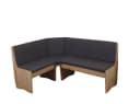 Stolebaenk Eckbankgruppe Duisburg Artisan mit Staufach und Massivholz-Stühlen Bild 4