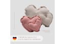 von Herzen Babykissen Herz Musselin 100% Baumwolle Bild 3