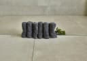 Sansibar Sylt Seiftuch 6er Set Classic Anthrazit Frottier Bild 5