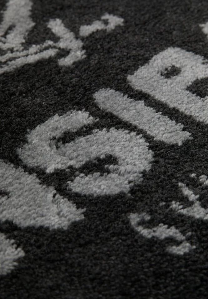 Sansibar Sylt Badematte Grau/Silber Hochflor Rutschhemmend - Bild 3
