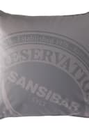 Sansibar Sylt Kissenbezug Reservation Design Grau 45x45 cm Bild 1