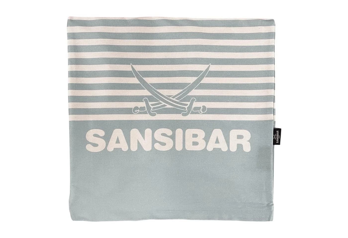 Sansibar Sylt Kissenhülle Ocean Breeze Baumwolle Maritim Streifenmuster