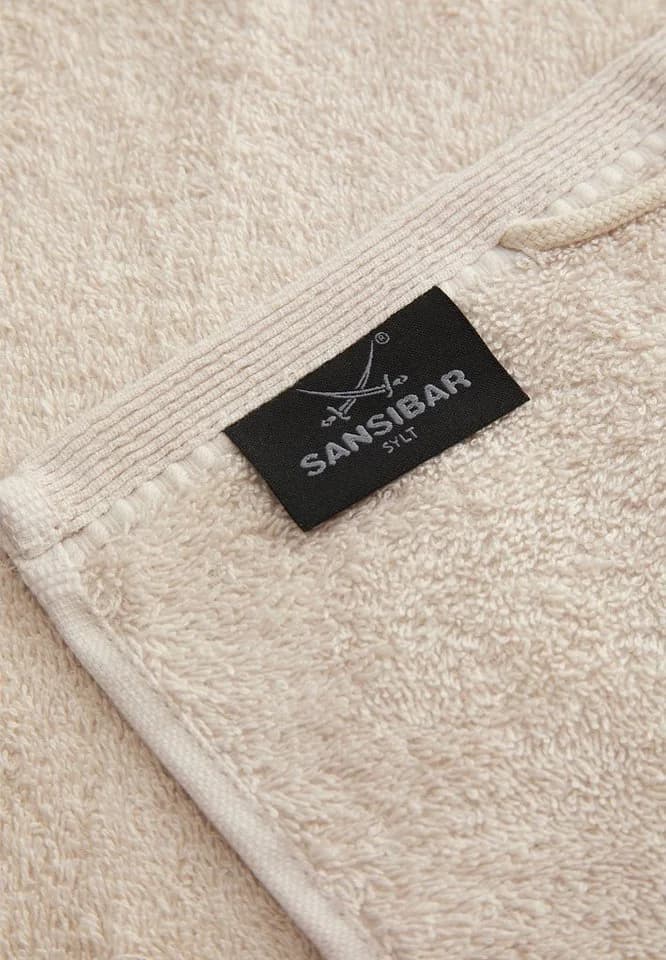 Sansibar Sylt Gästehandtücher 4-tlg. Beige Frottier Classic Säbel-Stickerei - Bild 3