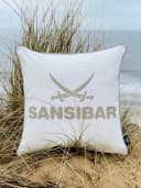 Sansibar Sylt Dekokissen Outdoor 45x45 cm Weiß/Beige Polyester Bild 2