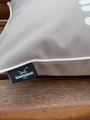 Sansibar Sylt Dekokissen Outdoor Kissen Beige/Weiß 45x45 cm Bild 1