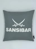 Sansibar Sylt Dekokissen Outdoor Silber/Weiß 45x45 cm Bild 4
